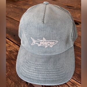 Poncho Light BlueTarpon Corduroy Hat